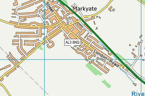 AL3 8NQ map - OS VectorMap District (Ordnance Survey) AL3 8NQ map - OS VectorMap District (Ordnance Survey)