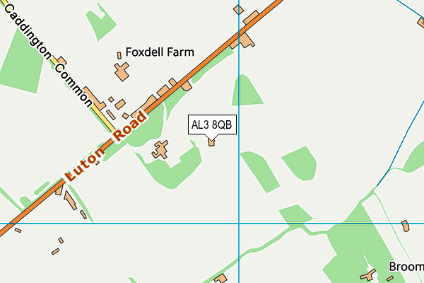 AL3 8QB map - OS VectorMap District (Ordnance Survey)