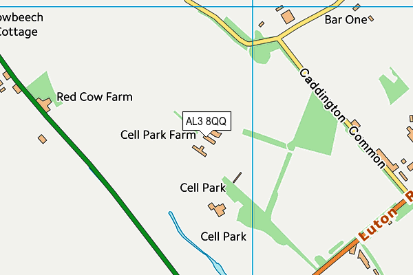 AL3 8QQ map - OS VectorMap District (Ordnance Survey) AL3 8QQ map - OS VectorMap District (Ordnance Survey)