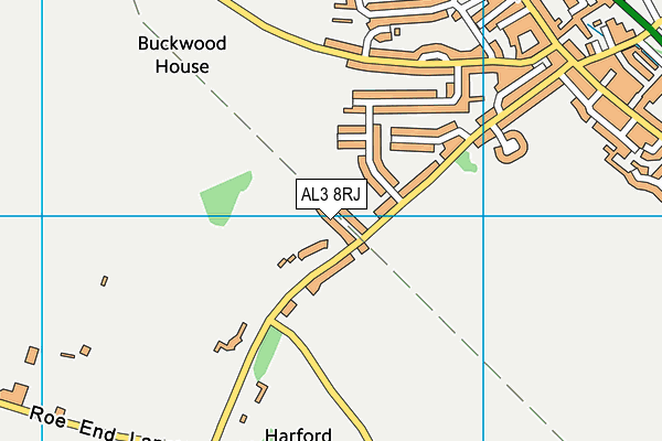 AL3 8RJ map - OS VectorMap District (Ordnance Survey) AL3 8RJ map - OS VectorMap District (Ordnance Survey)