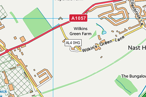 AL4 0HG map - OS VectorMap District (Ordnance Survey) AL4 0HG map - OS VectorMap District (Ordnance Survey)