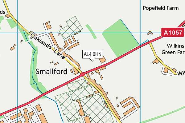 AL4 0HN map - OS VectorMap District (Ordnance Survey) AL4 0HN map - OS VectorMap District (Ordnance Survey)