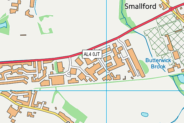 AL4 0JT map - OS VectorMap District (Ordnance Survey) AL4 0JT map - OS VectorMap District (Ordnance Survey)