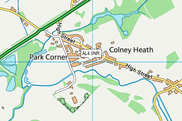AL4 0NR map - OS VectorMap District (Ordnance Survey) AL4 0NR map - OS VectorMap District (Ordnance Survey)