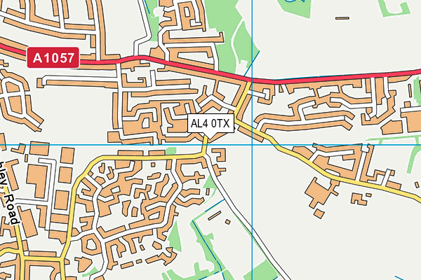AL4 0TX map - OS VectorMap District (Ordnance Survey) AL4 0TX map - OS VectorMap District (Ordnance Survey)