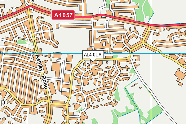 AL4 0UA map - OS VectorMap District (Ordnance Survey) AL4 0UA map - OS VectorMap District (Ordnance Survey)