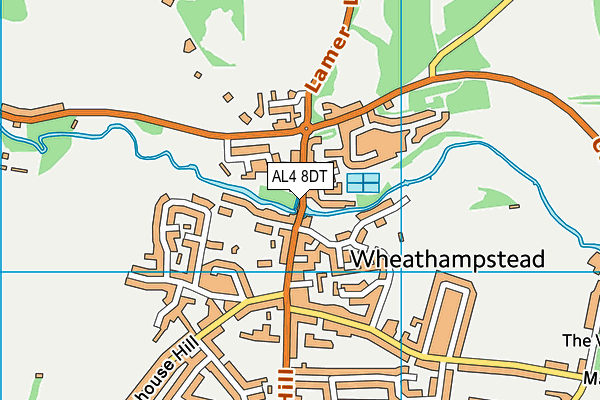 AL4 8DT map - OS VectorMap District (Ordnance Survey) AL4 8DT map - OS VectorMap District (Ordnance Survey)