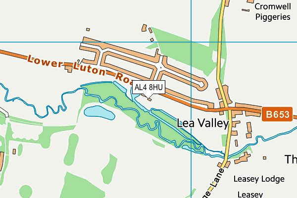 AL4 8HU map - OS VectorMap District (Ordnance Survey) AL4 8HU map - OS VectorMap District (Ordnance Survey)