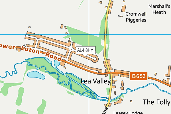 AL4 8HY map - OS VectorMap District (Ordnance Survey) AL4 8HY map - OS VectorMap District (Ordnance Survey)