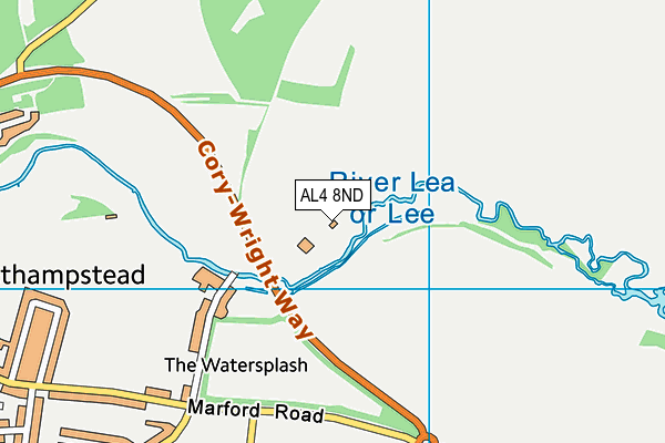 AL4 8ND map - OS VectorMap District (Ordnance Survey) AL4 8ND map - OS VectorMap District (Ordnance Survey)