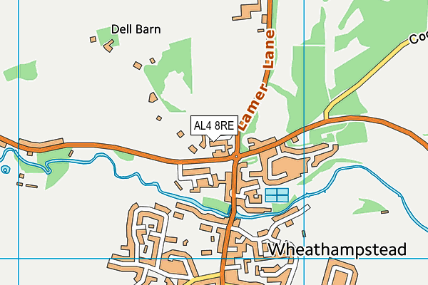 AL4 8RE map - OS VectorMap District (Ordnance Survey) AL4 8RE map - OS VectorMap District (Ordnance Survey)