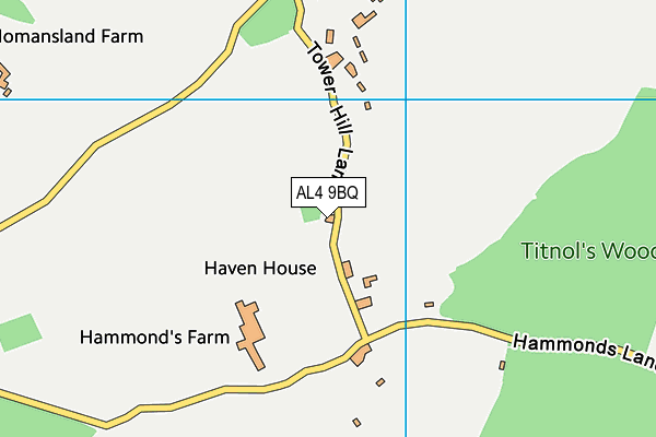 AL4 9BQ map - OS VectorMap District (Ordnance Survey) AL4 9BQ map - OS VectorMap District (Ordnance Survey)