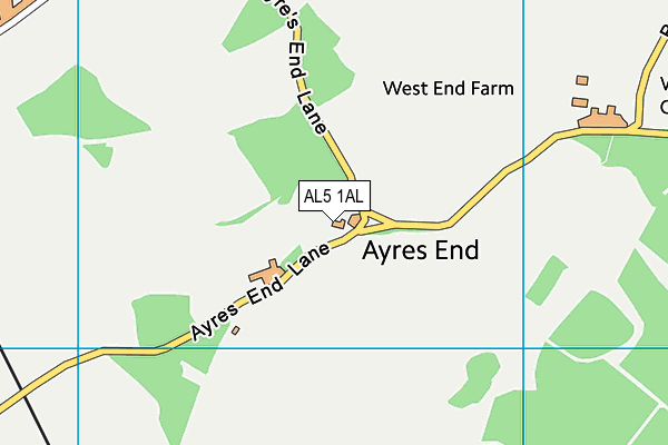 AL5 1AL map - OS VectorMap District (Ordnance Survey) AL5 1AL map - OS VectorMap District (Ordnance Survey)