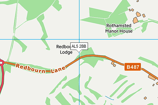 AL5 2BB map - OS VectorMap District (Ordnance Survey) AL5 2BB map - OS VectorMap District (Ordnance Survey)