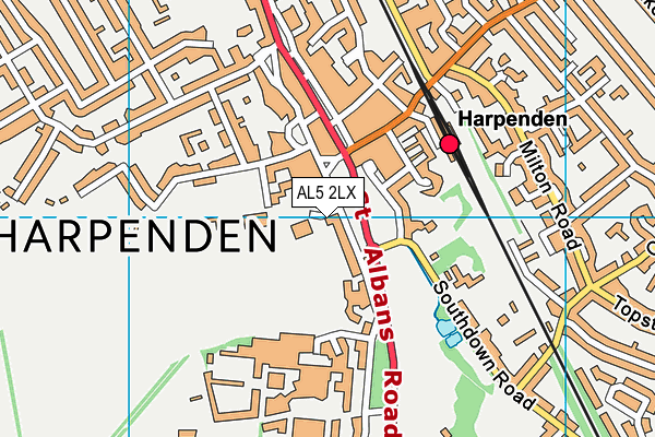 AL5 2LX map - OS VectorMap District (Ordnance Survey) AL5 2LX map - OS VectorMap District (Ordnance Survey)