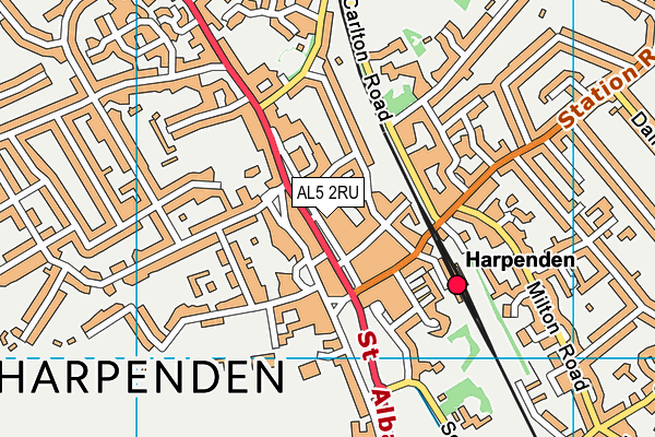 AL5 2RU map - OS VectorMap District (Ordnance Survey) AL5 2RU map - OS VectorMap District (Ordnance Survey)