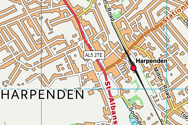 AL5 2TE map - OS VectorMap District (Ordnance Survey) AL5 2TE map - OS VectorMap District (Ordnance Survey)