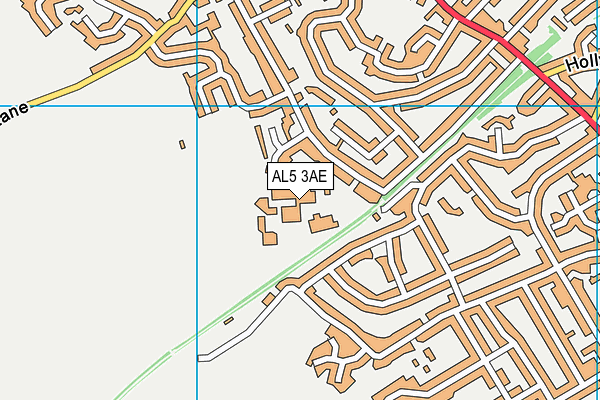 AL5 3AE map - OS VectorMap District (Ordnance Survey) AL5 3AE map - OS VectorMap District (Ordnance Survey)