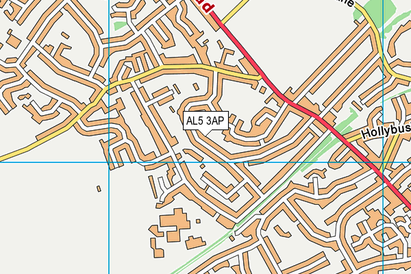 AL5 3AP map - OS VectorMap District (Ordnance Survey) AL5 3AP map - OS VectorMap District (Ordnance Survey)