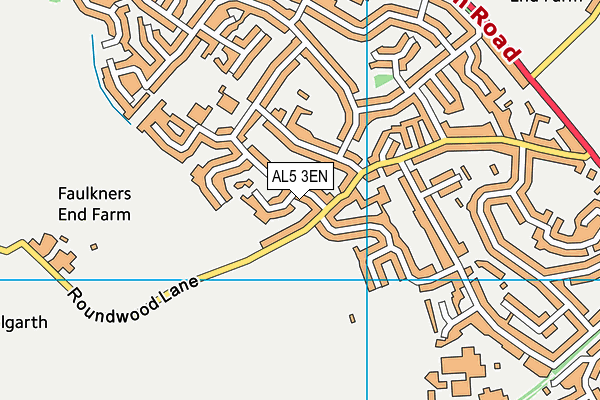 AL5 3EN map - OS VectorMap District (Ordnance Survey) AL5 3EN map - OS VectorMap District (Ordnance Survey)