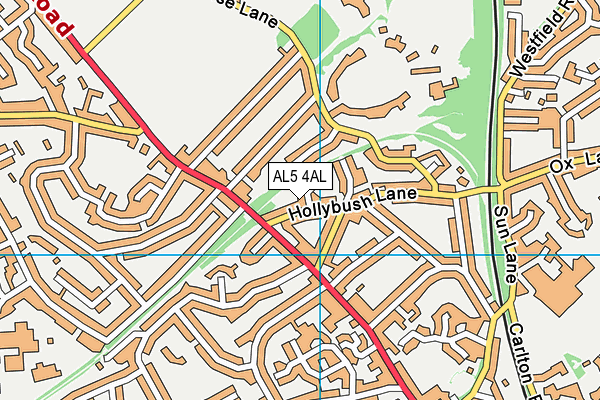 AL5 4AL map - OS VectorMap District (Ordnance Survey) AL5 4AL map - OS VectorMap District (Ordnance Survey)