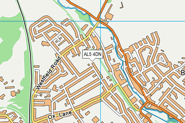 AL5 4DN map - OS VectorMap District (Ordnance Survey) AL5 4DN map - OS VectorMap District (Ordnance Survey)