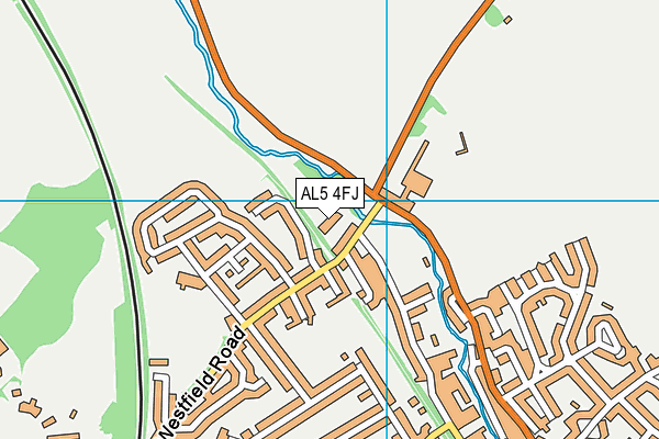 AL5 4FJ map - OS VectorMap District (Ordnance Survey) AL5 4FJ map - OS VectorMap District (Ordnance Survey)