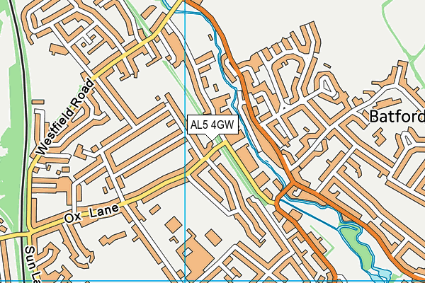 AL5 4GW map - OS VectorMap District (Ordnance Survey) AL5 4GW map - OS VectorMap District (Ordnance Survey)