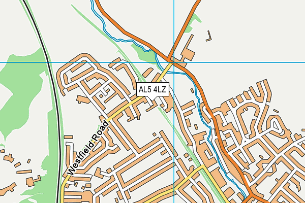 AL5 4LZ map - OS VectorMap District (Ordnance Survey) AL5 4LZ map - OS VectorMap District (Ordnance Survey)