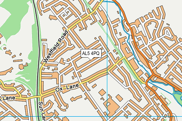 AL5 4PQ map - OS VectorMap District (Ordnance Survey) AL5 4PQ map - OS VectorMap District (Ordnance Survey)