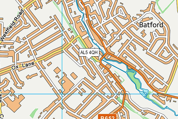 AL5 4QH map - OS VectorMap District (Ordnance Survey) AL5 4QH map - OS VectorMap District (Ordnance Survey)