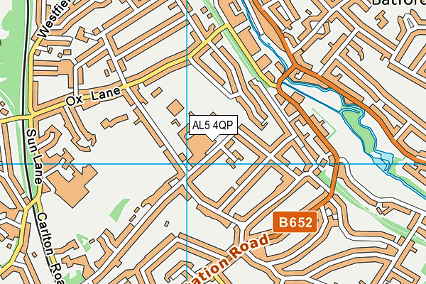 AL5 4QP map - OS VectorMap District (Ordnance Survey) AL5 4QP map - OS VectorMap District (Ordnance Survey)