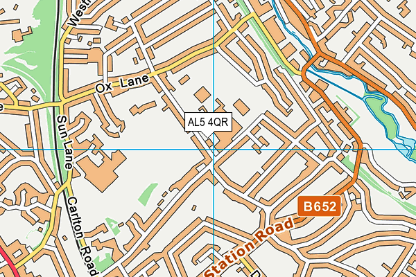 AL5 4QR map - OS VectorMap District (Ordnance Survey) AL5 4QR map - OS VectorMap District (Ordnance Survey)