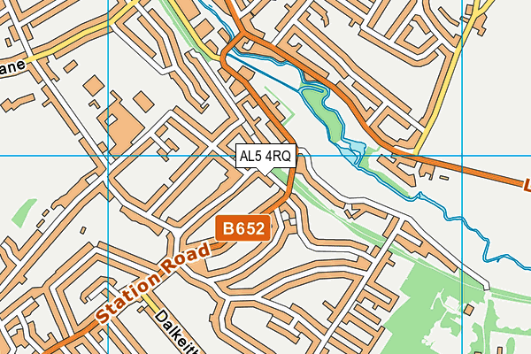 AL5 4RQ map - OS VectorMap District (Ordnance Survey) AL5 4RQ map - OS VectorMap District (Ordnance Survey)