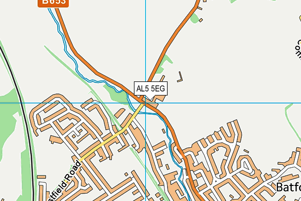 AL5 5EG map - OS VectorMap District (Ordnance Survey) AL5 5EG map - OS VectorMap District (Ordnance Survey)