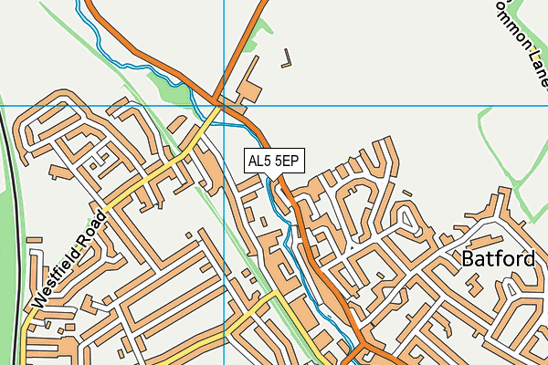 AL5 5EP map - OS VectorMap District (Ordnance Survey) AL5 5EP map - OS VectorMap District (Ordnance Survey)