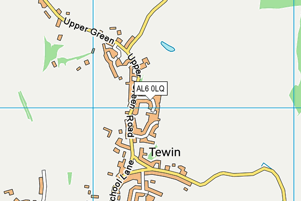AL6 0LQ map - OS VectorMap District (Ordnance Survey) AL6 0LQ map - OS VectorMap District (Ordnance Survey)