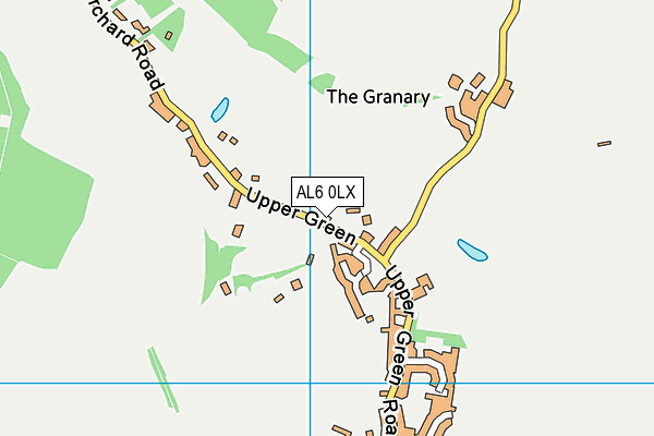 AL6 0LX map - OS VectorMap District (Ordnance Survey) AL6 0LX map - OS VectorMap District (Ordnance Survey)