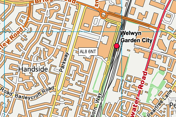 AL8 6NT map - OS VectorMap District (Ordnance Survey) AL8 6NT map - OS VectorMap District (Ordnance Survey)