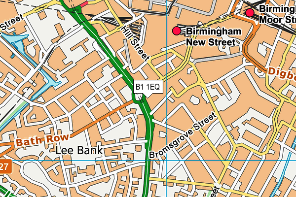 B1 1EQ map - OS VectorMap District (Ordnance Survey) B1 1EQ map - OS VectorMap District (Ordnance Survey)