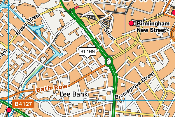 B1 1HN map - OS VectorMap District (Ordnance Survey) B1 1HN map - OS VectorMap District (Ordnance Survey)