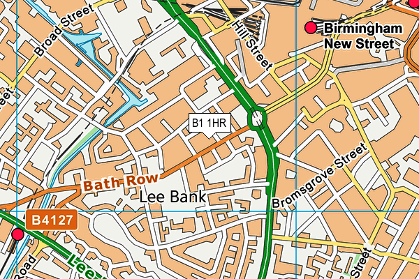 B1 1HR map - OS VectorMap District (Ordnance Survey) B1 1HR map - OS VectorMap District (Ordnance Survey)