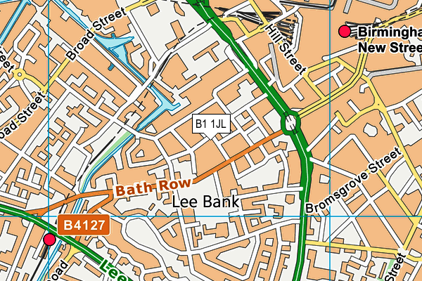 B1 1JL map - OS VectorMap District (Ordnance Survey) B1 1JL map - OS VectorMap District (Ordnance Survey)