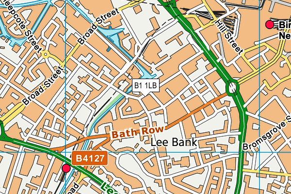 B1 1LB map - OS VectorMap District (Ordnance Survey) B1 1LB map - OS VectorMap District (Ordnance Survey)