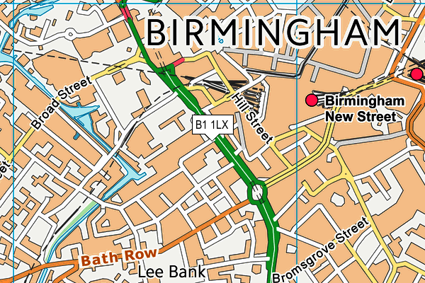 B1 1LX map - OS VectorMap District (Ordnance Survey) B1 1LX map - OS VectorMap District (Ordnance Survey)