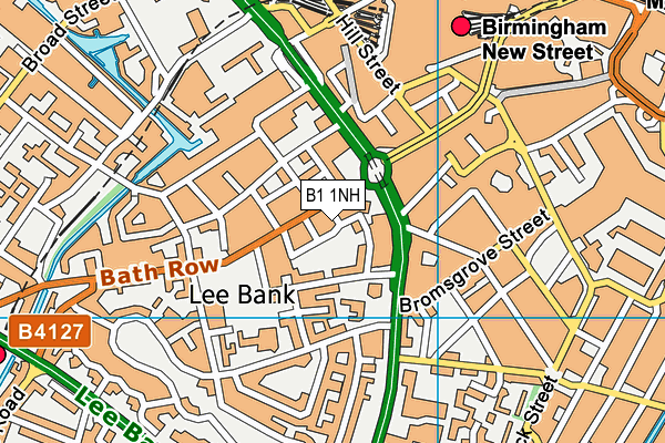 B1 1NH map - OS VectorMap District (Ordnance Survey) B1 1NH map - OS VectorMap District (Ordnance Survey)