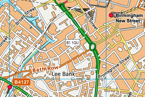 B1 1QU map - OS VectorMap District (Ordnance Survey) B1 1QU map - OS VectorMap District (Ordnance Survey)