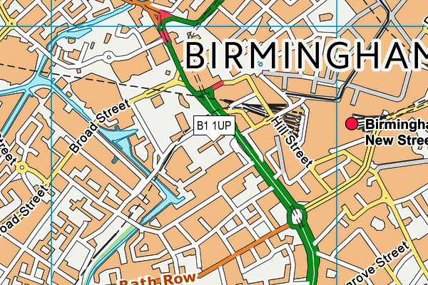 B1 1UP map - OS VectorMap District (Ordnance Survey) B1 1UP map - OS VectorMap District (Ordnance Survey)