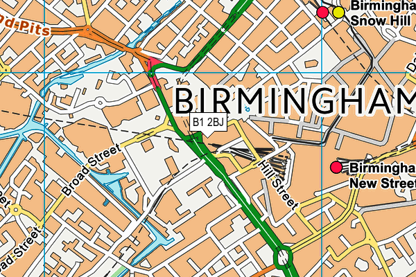 B1 2BJ map - OS VectorMap District (Ordnance Survey) B1 2BJ map - OS VectorMap District (Ordnance Survey)