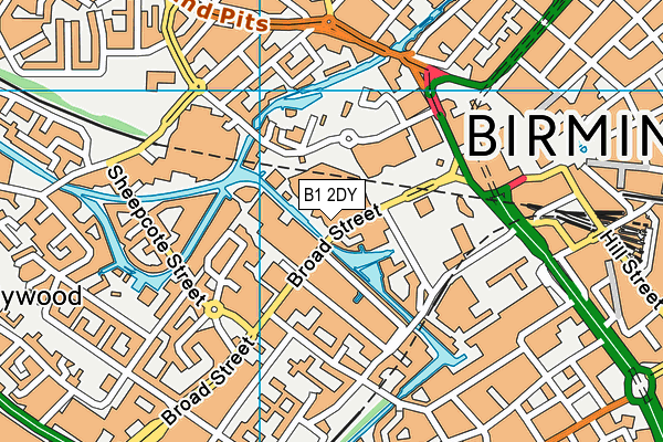 B1 2DY map - OS VectorMap District (Ordnance Survey) B1 2DY map - OS VectorMap District (Ordnance Survey)